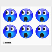 Blue Emoji Stickers (Blatt)