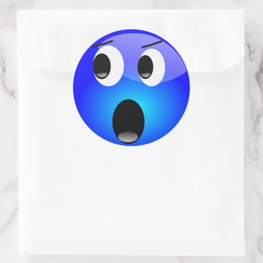Blue Emoji Stickers (Tasche)