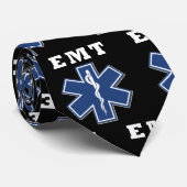 Blue EMT Star of Life Krawatte (Gerollt)