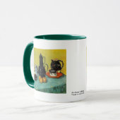 Blue Enamel Coffee Pott von Vincent van Gogh Tasse (Vorderseite Links)