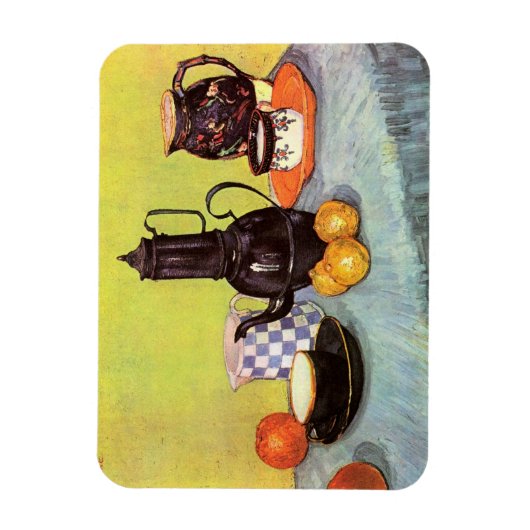 Blue Enamel Coffeepot von Vincent van Gogh Magnet (Vertikal)