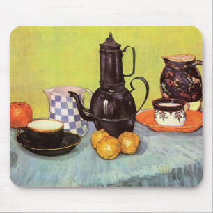 Blue Enamel Coffeepot von Vincent van Gogh Mousepad