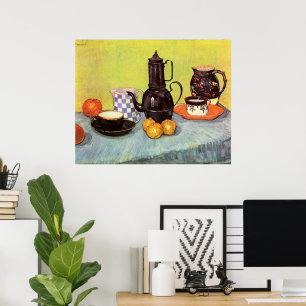 Blue Enamel Coffeepot von Vincent van Gogh Poster