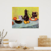 Blue Enamel Coffeepot von Vincent van Gogh Poster (Küche)