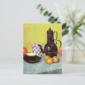 Blue Enamel Coffeepot von Vincent van Gogh Postkarte (Stehend Vorderseite)