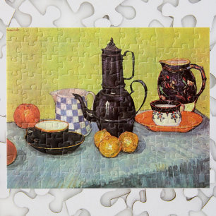 Blue Enamel Coffeepot von Vincent van Gogh Puzzle