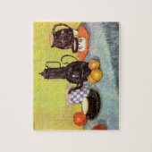 Blue Enamel Coffeepot von Vincent van Gogh Puzzle (Vertikal)