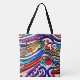 Blue Enamel Tote Bag Tasche