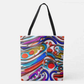 Blue Enamel Tote Bag Tasche