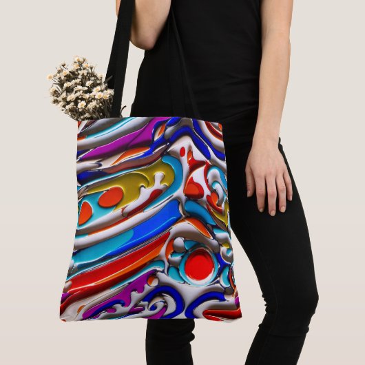 Blue Enamel Tote Bag Tasche (Von Nahem)