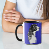 Blue English Springer Spaniel Tasse