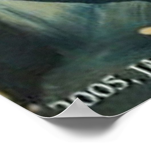 Blue Enigma Poster (Ecke)