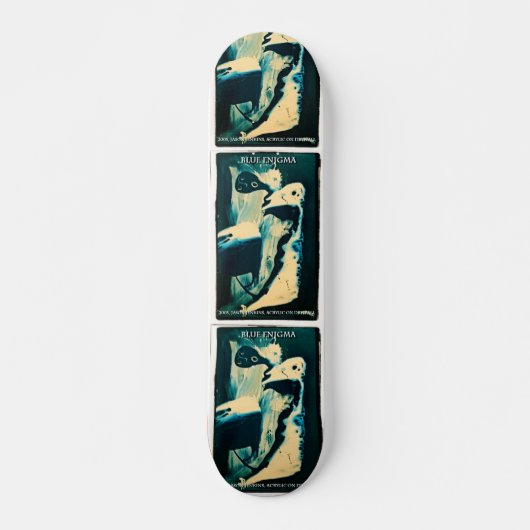 BLUE ENIGMA SKATEBOARD (Vorne)