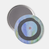 Blue Enso von Tranquility Magnet (Vorderseite/Rückseite)
