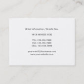 Blue Equalizer Visitenkarte (Rückseite)