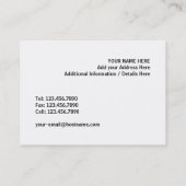 Blue Equalizer Visitenkarte (Rückseite)