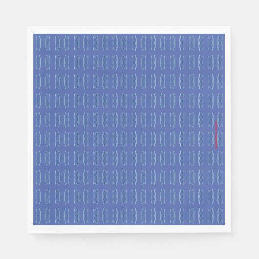 Blue Etchings Serviette (Vorderseite)