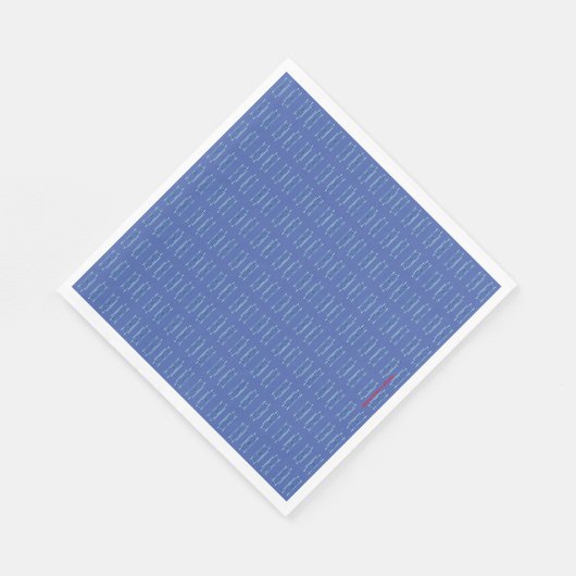 Blue Etchings Serviette (Ecke)