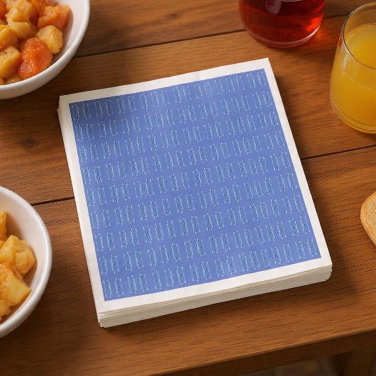 Blue Etchings Serviette