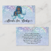 Blue Ethnic Mermaids Under Sea Books for Baby Begleitkarte (Vorne/Hinten)