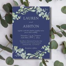 Blue Eucalyptus Greenery Wedding