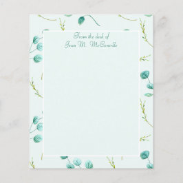 Blue Eucalyptus Personal oder Business Stationery