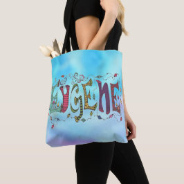 Blue Eugene Tote Bag Tasche