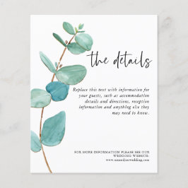 Blue Eukalyptus Wedding Informationen