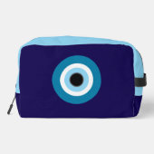 Blue Evil Eye Accessory Bag Waschbeutel (Rückseite)