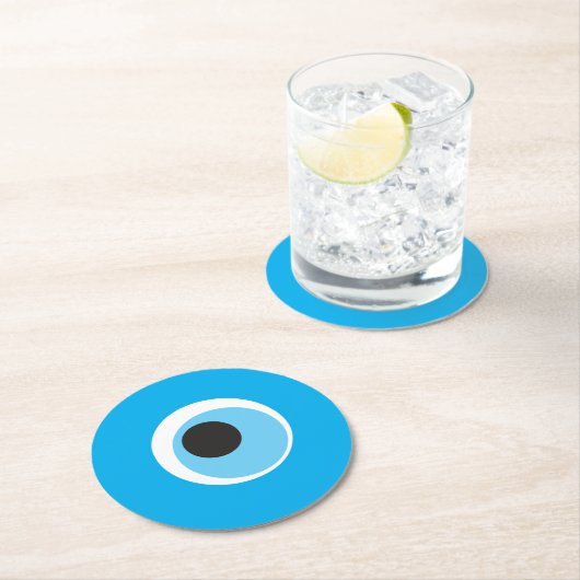 Blue Evil Eye Drink Untersetzer - Sammeln Sie alle (Vor Ort)