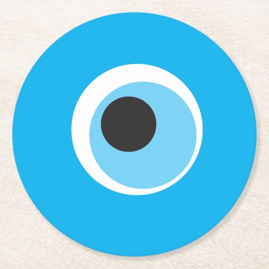 Blue Evil Eye Drink Untersetzer - Sammeln Sie alle (Vorderseite)