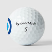 Blue Evil Eye Glück Custom Taylor Made Golf Bälle (Logo)