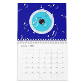 Blue Evil Eye Good Luck Nazar and Talisman Art Kalender (Jan 2026)