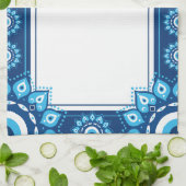 Blue Evil Eye Hand Küchentücher (Gefaltet)