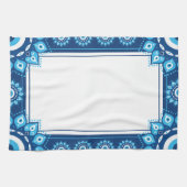 Blue Evil Eye Hand Küchentücher (Horizontal)