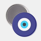 Blue Evil Eye Magnet (Vorderseite/Rückseite)