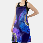 Blue Evil Eye Protection All-Over Print Apron Schürze (InSitu)