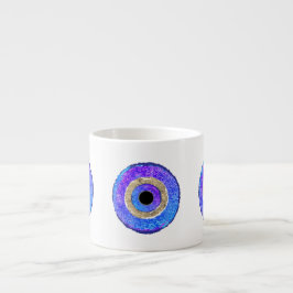 Blue Evil Eye Protection Espressotasse