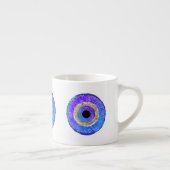 Blue Evil Eye Protection Espressotasse (Rechts)