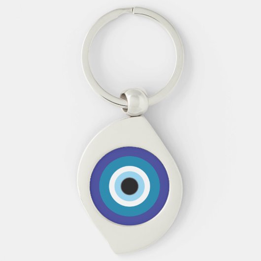 Blue Evil Eye Schlüsselanhänger (Vorderseite)