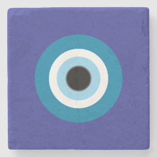 Blue Evil Eye Stone Untersetzer