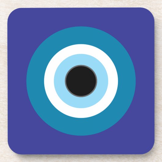 Blue Evil Eye Untersetzer (Vorderseite)