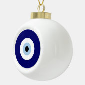 Blue Evil Eye Viel Glück & Protection Symbol Keramik Kugel-Ornament (Rechts)