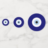 Blue Evil Eye Viel Glück & Protection Symbol Konfetti (Vorderseiten)