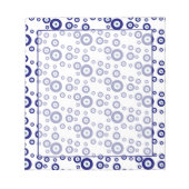 Blue Evil Eye Viel Glück & Protection Symbol Notizblock (Vorderseite)