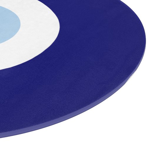 Blue Evil Eye Viel Glück & Protection Symbol Schneidebrett (Ecke)