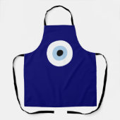 Blue Evil Eye Viel Glück & Protection Symbol Schürze (Vorderseite)