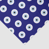 Blue Evil Eye Viel Glück & Protection Symbol Seidenpapier (Ausschnitt)