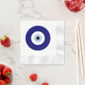 Blue Evil Eye Viel Glück & Protection Symbol Serviette (Beispiel)