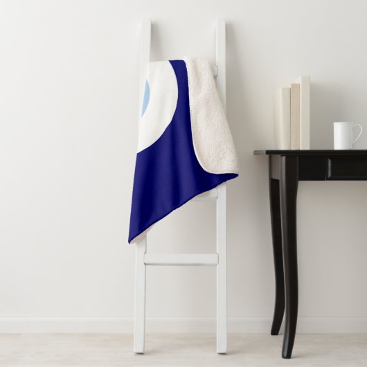 Blue Evil Eye Viel Glück & Protection Symbol Sherpadecke (Beispiel)